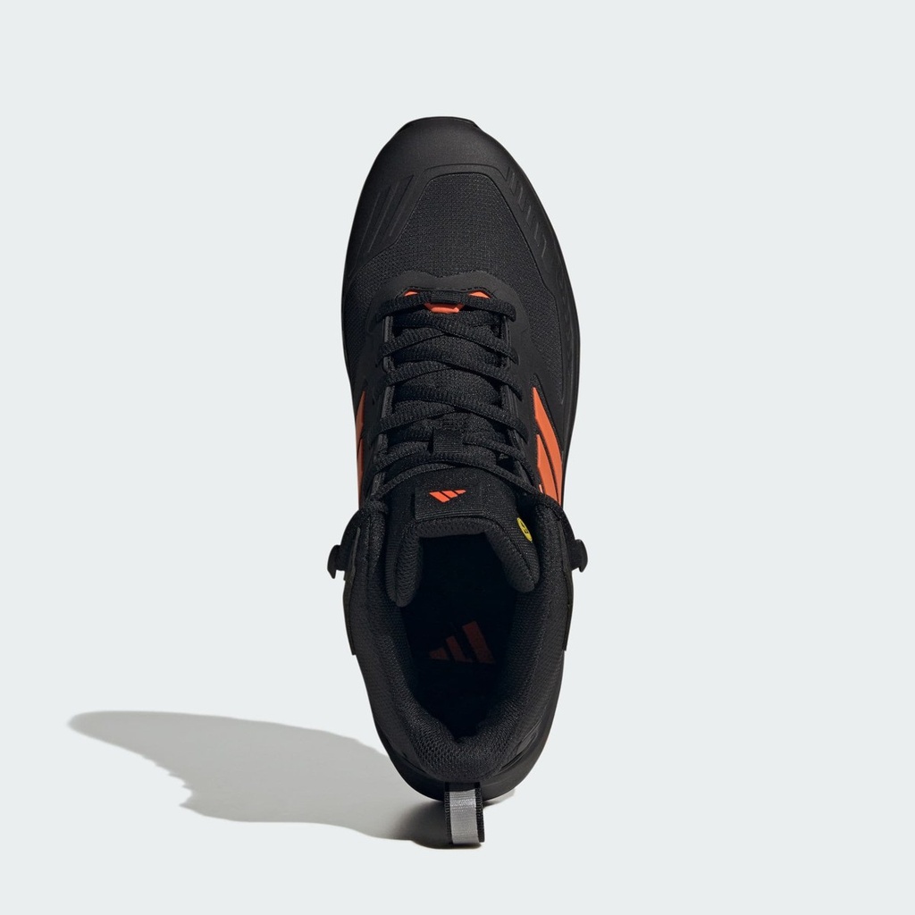 Adidas Gradix Mid – Noir / orange – Vue de dessus
