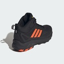 Adidas Gradix Mid – Noir / orange – Vue arrière