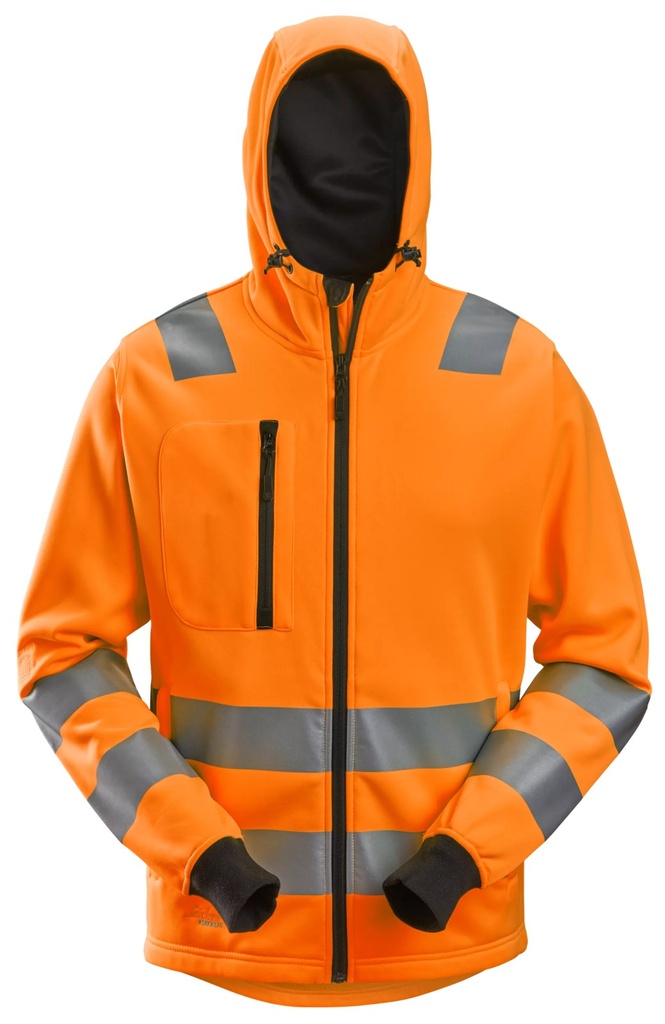 Snickers 8039- AW, SWEAT ZIPPÉ HV, CL3