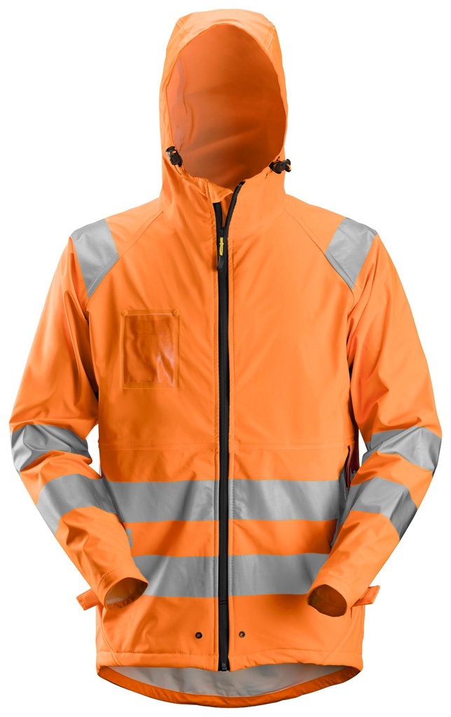 Snickers 8233- VESTE PLUIE PU HV, CL 3