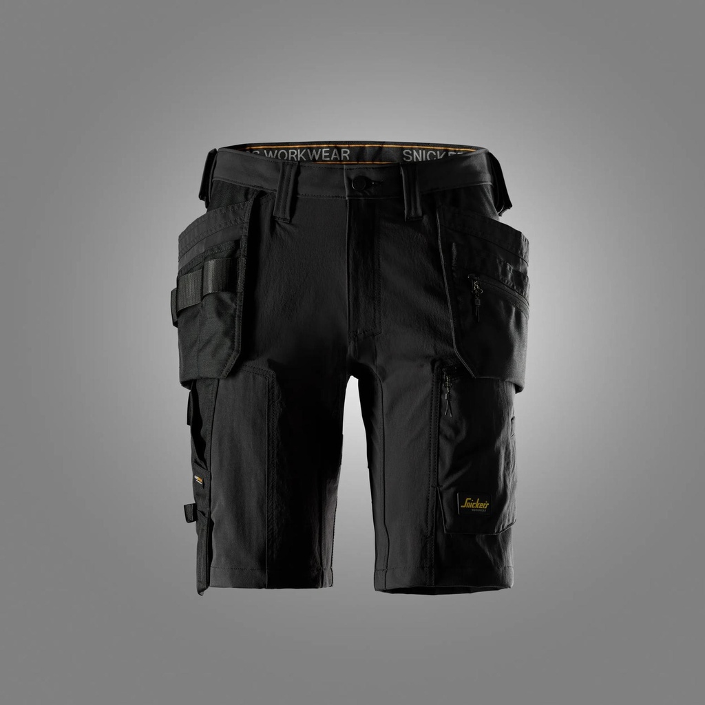 Snickers 6118 – AllroundWork, Short en tissu extensible avec poches holster