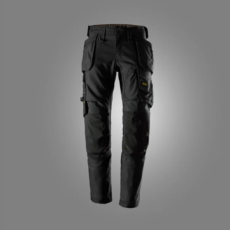 Snickers 6244- Pantalon de travail canvas + stretch avec poches holster