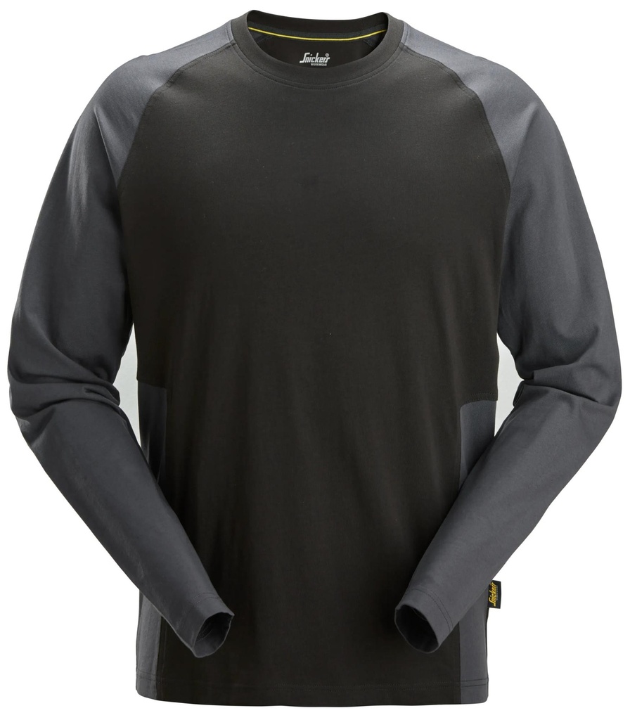 Snickers 2450- T-SHIRT BICOLOR LONG SLV