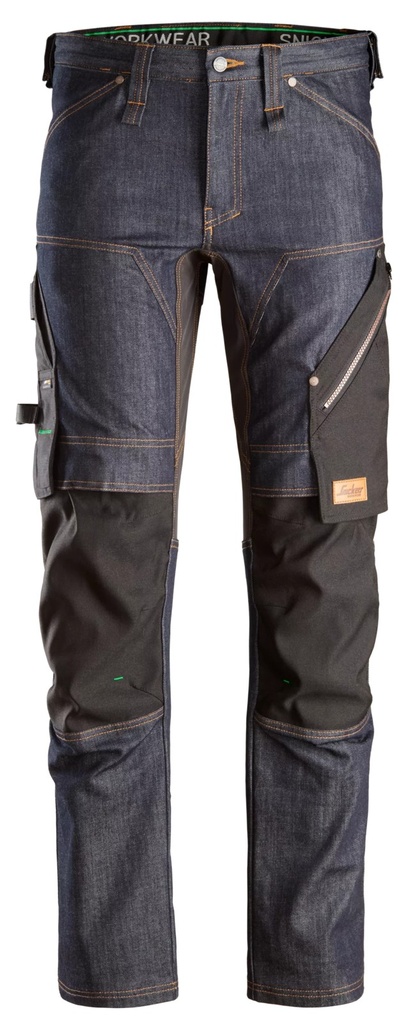 Snickers 6956 – FlexiWork, Pantalon de travail en denim