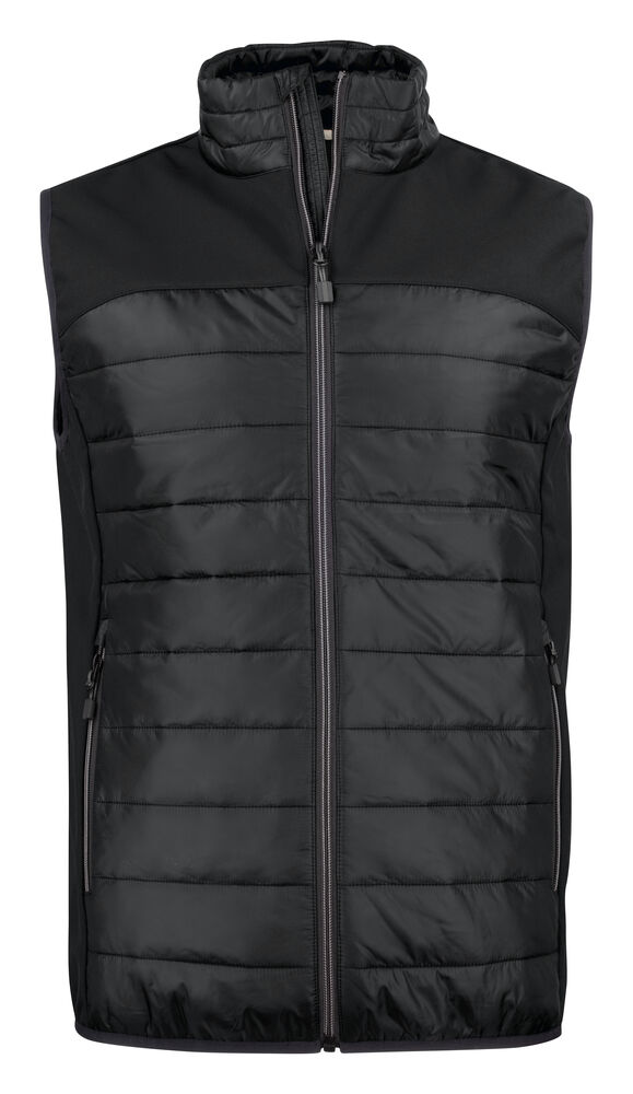 [2261063-900-4] Expedition - bodywarmer hybride softshell matelassé homme [2261063] (S, 900 - Noir)