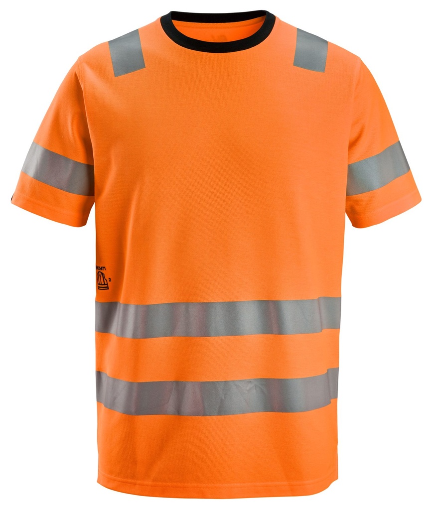Snickers 2536- T-SHIRT HV CL2